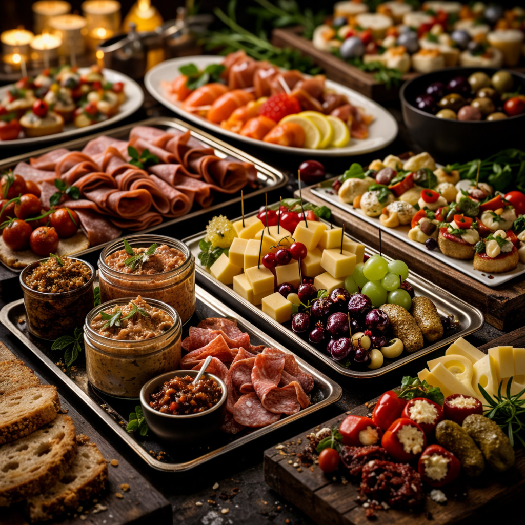 Für Gäste und Buffet