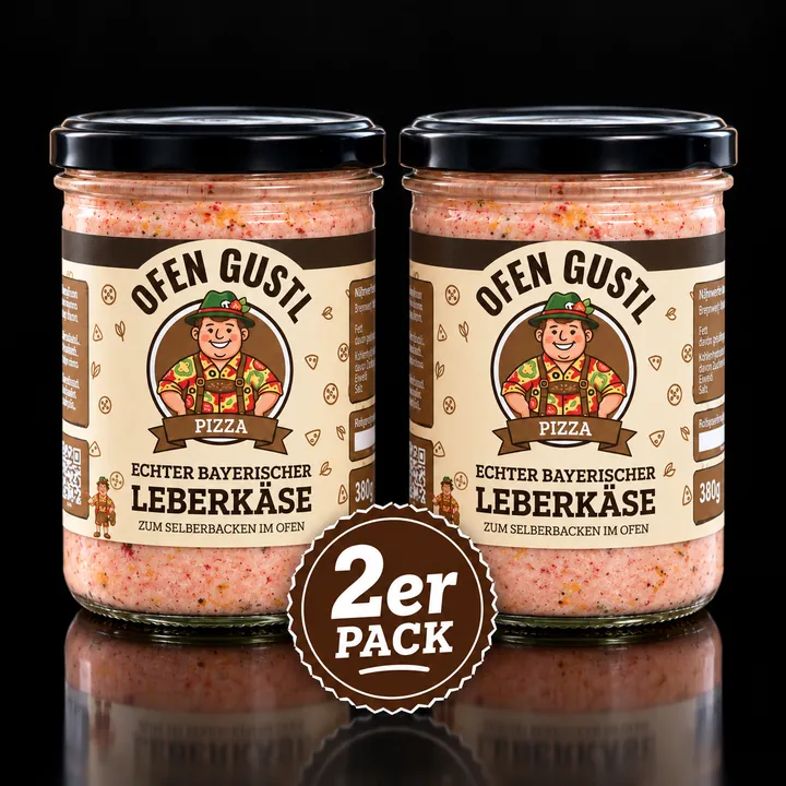 Ofen Gustl Pizza · 2er-Pack im Glas