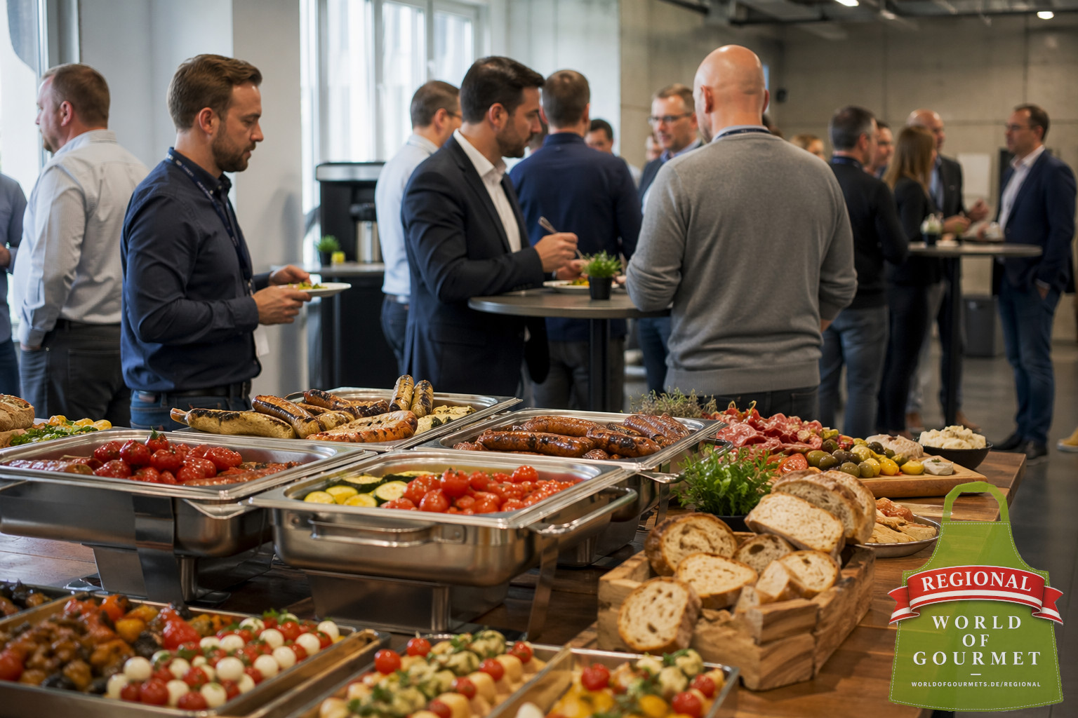 Lebensmittelversorgung für Firmenfeier und Büroveranstaltung